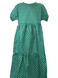 Women's Madeline Dress in Lilac Dot - Lilac