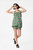 Women's Peter Playsuit in Green - Pink & Green