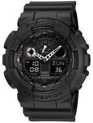 Mens Black G-Shock Analog-Digital Watch - Black