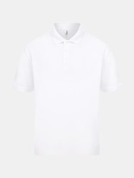 Casual Classic Mens Eco Spirit Organic Polo Shirt - White