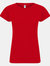 Casual Classic Womens/Ladies T-Shirt - Red