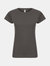 Casual Classic Womens/Ladies T-Shirt - Charcoal