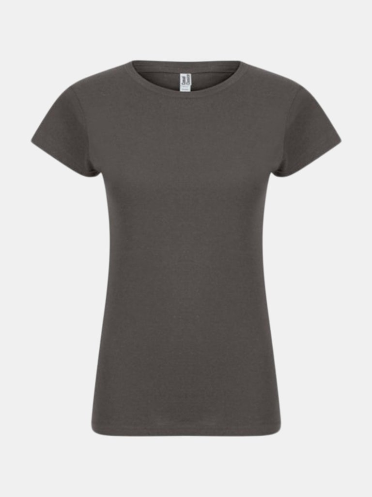 Casual Classic Womens/Ladies T-Shirt - Charcoal