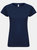 Casual Classic Womens/Ladies T-Shirt - Navy