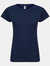 Casual Classic Womens/Ladies T-Shirt - Navy