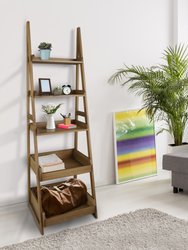 Cascade 5-Shelf Ladder Bookcase