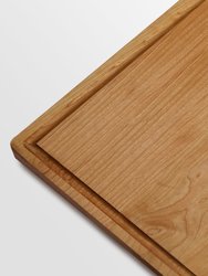 Delice Rectangle Cutting Board With Juice Drip Groove - Cherry Wood