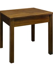 Kennedy End Table With Concealed Drawer - Warm Brown