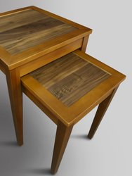 Lincoln Nesting End Tables With Concealed Compartment