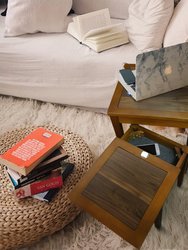 Lincoln Nesting End Tables With Concealed Compartment