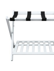 Luggage Rack With Shelf