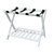 Luggage Rack With Shelf - White