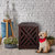 Modern Lattice Wooden Pet Crate End Table