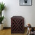 Modern Lattice Wooden Pet Crate End Table