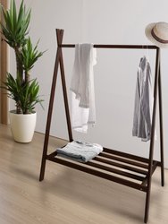 Teepee Coat Rack With Shelf