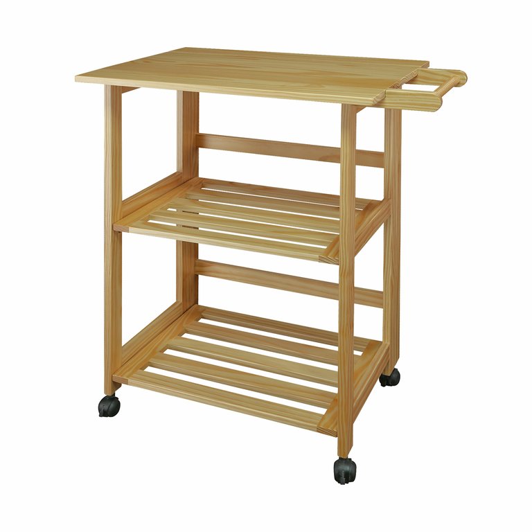 Trek Folding Kitchen Cart - Natural 