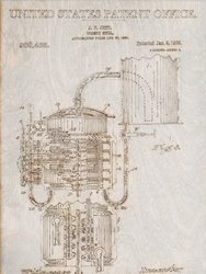 Whiskey Still Patent Print