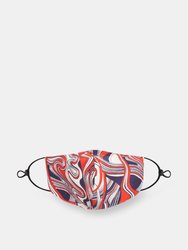 Adjustable 100% Silk Face Mask - Khloe Print