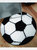 Lansfield It's A Goal Soccer Ball Rug  - White/Black
