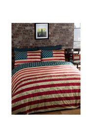 New York Skyline Duvet Set - Multicolored