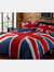 Union Jack Duvet Set Full (UK - Double) - Red/White/Blue