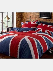 Union Jack Duvet Set Twin (UK - Single) - Red/White/Blue - Red/White/Blue