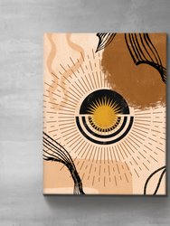 Cavepop Sunburst Abstract Canvas Wall Art