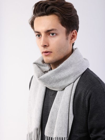 CC-CASHMERE Yule Series Scarf - Dolphin Gray product