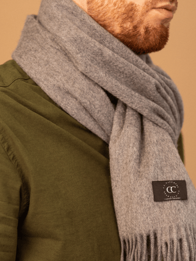 CC-CASHMERE Yule Series Scarf - Koala Grey product