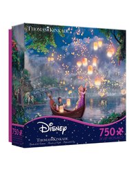 Ceaco Thomas Kinkade Disney Dreams Jigsaw Puzzle - Tangled 750 Pieces