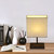 17" Black Wireless Charging Table Lamp With USB Port