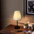 17" White Table Lamp With USB Port