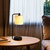 19" White Table Lamp USB Port