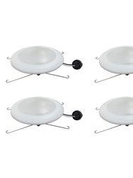 7.5 in. Tunable CCT Integrated LED J-Box or Recessed Can Mounted Disk Light 4 Pack