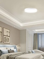 8-in Integrated LED Round Panel Ceiling Flush Mount 2 Pack