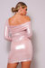 Asymetrical Pink Mini Dress