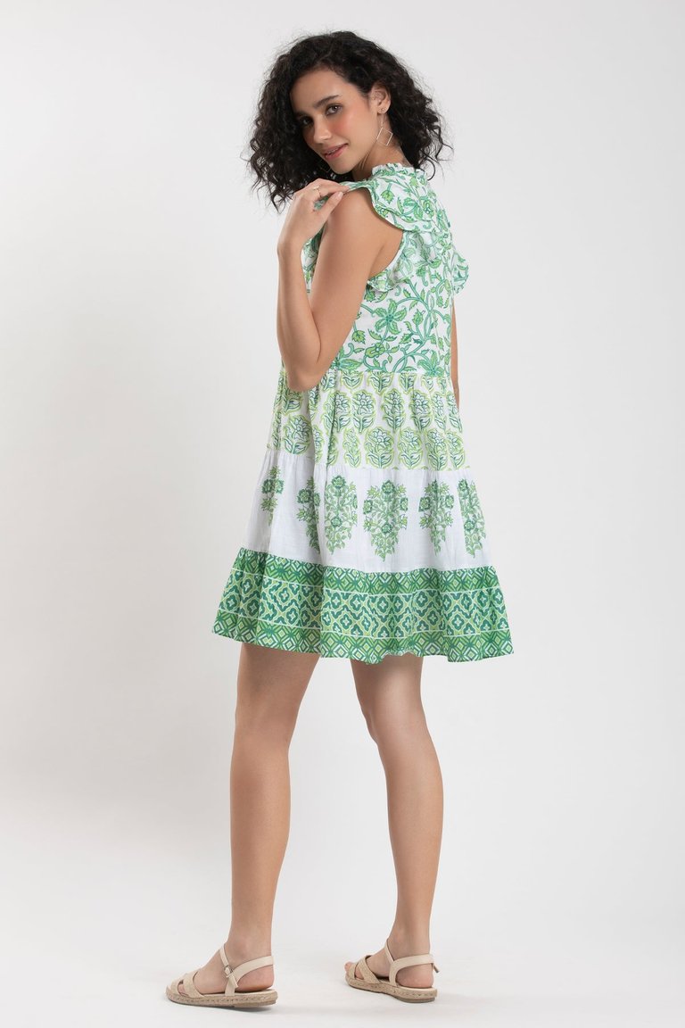 Floss Mini Dress - Green