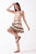 Nawari Mini Dress - Taupe/Beige Bliss