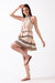 Nawari Mini Dress - Taupe/Beige Bliss