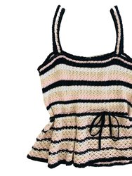 Women's Monique Crochet Top - Stripe