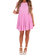 Closer To You Contrast Dress In Pink - Pink