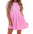 Closer To You Contrast Dress In Pink