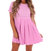 Closer To You Contrast Dress In Pink