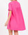 Greta Oversized Dress In Pink