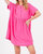 Greta Oversized Dress In Pink