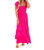 What Happens Now Maxi Dress In Hot Pink