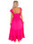 What Happens Now Maxi Dress In Hot Pink