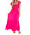 What Happens Now Maxi Dress In Hot Pink