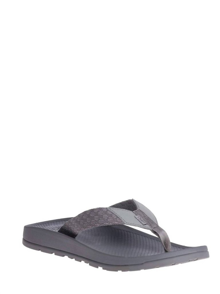 Men's Lowdown Flip Flop In Pitch Gray