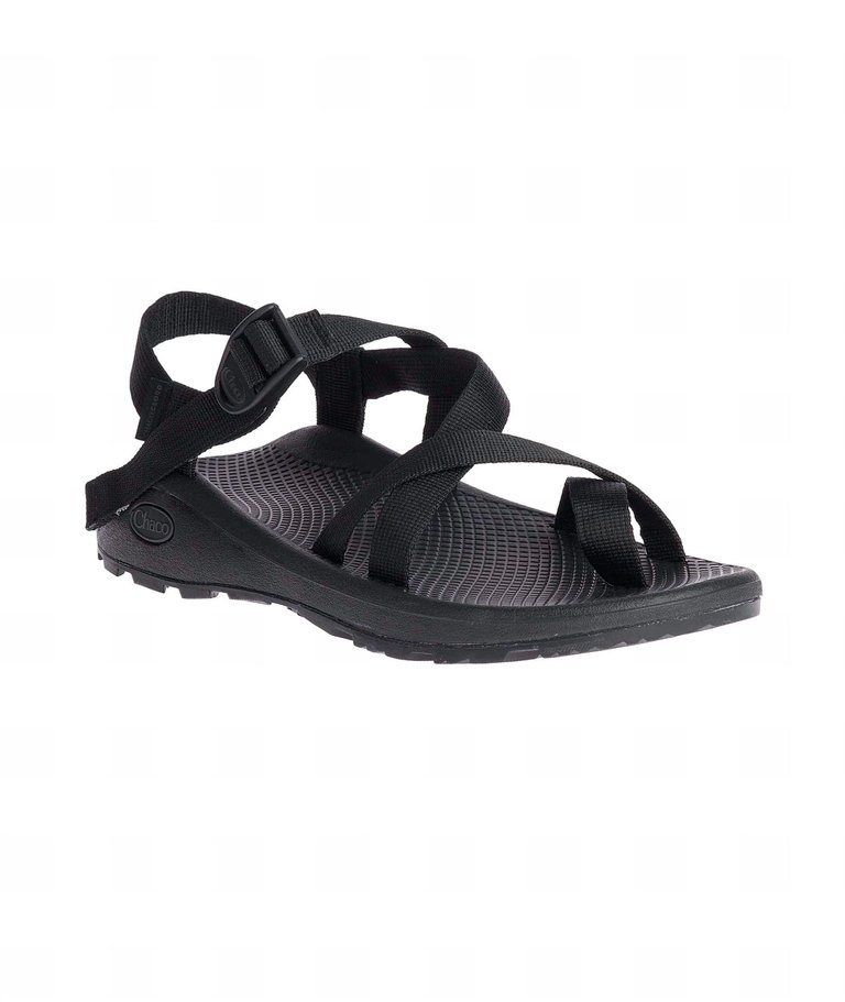 Men's Z/Cloud 2 Adjustable Strap Sandal In Solid Black - Solid Black